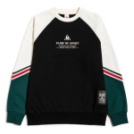 르꼬끄(LECOQ) 남녀공용트리플렉스 배색 루즈핏 기모 스웨트셔츠 (Q0423LFSN4) - 99,000 | 무신사 스토어