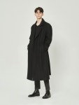 단하우스(DAAN HAUS) BLACK Wool Oversized Long Robe Coat - 240,300원 | 무신사 스토어