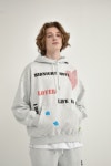 미드나잇 무브(MIDNIGHT MOVE) [unisex] heart pants (off white) - 65,000 | 무신사 스토어