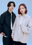 어퍼스트로피 콤마(APOSTROPHE COMMA) 미니멀 스트링 셔츠 자켓 (그레이) - 43,300 | 무신사 스토어