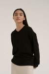 케리에르(CARRIERE) [BASE LINE] V NECK LONG SLEEVE KNIT TOP - 70,000 | 무신사 스토어