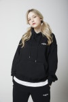 셀베이션프롬(SALVATION FROM) BIG LOGO/HAND-PAINTING HOODIE BLACK - 109,000 | 무신사 스토어