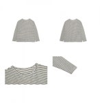 제이앤루(JANDLOO) loose stripe Tee - 39,000 | 무신사 스토어