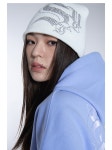 셋업이엑스이(SETUP-EXE) Crystal cubic logo Beanie [Ivory] - 사이즈 & 후기 | 무신사