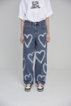 미드나잇 무브(MIDNIGHT MOVE) [unisex] heart denim pants (blue) - 사이즈 & 후기 | 무신사 미드나잇 무브(MIDNIGHT MOVE)  [unisex]... 