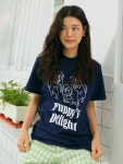 퍼피스딜라이트(PUPPYS DELIGHT) Puppys delight short sleeve T-shirt navy - 19,000 | 무신사 스토어