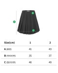 버튼플레이(BUTTONPLAY) 미들 변형 플리츠 스커트 화이트 - 96,000 | 무신사 스토어