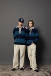 오드니크 | [오드 디파트먼트]Striped Rugby Polo - Navy [W CONCEPT]