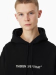 디스이즈네버댓(THISISNEVERTHAT) CPT-Logo Hoodie Black - 95,000 | 무신사 스토어