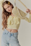 에이리웨어(ARIWR) LACE SLEEVELESS CARDIGAN SET YELLOW - 사이즈 & 후기 | 무신사