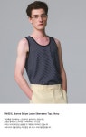 문선(MOONSUN) UNISEX Marine Stripe Sleeveless Top [Navy] - 31,200 | 무신사 스토어