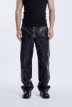 51퍼센트(51PERCENT) TUNNEL LINING TROUSER Leather - Black - 사이즈 & 후기 | 무신사