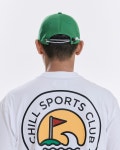 칠스포츠클럽(CHILL SPORTS CLUB) 칠스포츠클럽 스크립트 로고 캡 그린 - 사이즈 & 후기 | 무신사