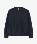 톰브라운(THOM BROWNE) 남성 4바 자카드 니트 - 네이비 / MKA448AY1032415 - 사이즈 & 후기 | 무신사