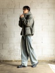 비긴202(BEGIN202) One Tuck Wide Carpenter Denim Pants [Bleached Blue] - 사이즈 & 후기 | 무신사
