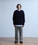 에스피오나지(ESPIONAGE) Heavyweight Waffle Knit Sweater Charcoal - 사이즈 & 후기 | 무신사