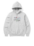 디스이즈네버댓(THISISNEVERTHAT) Sticker Hoodie Heather Grey - 사이즈 & 후기 | 무신사