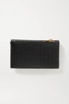 (국내배송) 21FW 생로랑 금장 YSL 엔벨로프 블랙 가죽 카드지갑 - 리본즈(REEBONZ)