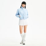 뉴발란스 공식 온라인스토어 WOMEN 시그니처 카라 투웨이 집업(SEMI-OVER FIT)