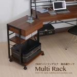 になります 棚付マルチデスクの通販 激安☆出品s shop｜ラクマ by のラックは