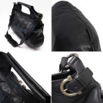 BrandValue: 살바토레 페라가모 Salvatore Ferragamo 핸드백 숄더백 2 Way 밧그간치니브락크레자 g0378 | 라쿠텐 일본