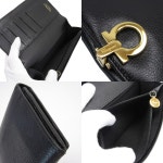BrandValue: 살바토레 페라가모 Salvatore Ferragamo 반접기장 지갑 간치니브락크 x골드 레더 레이디스- g0560 | 라쿠텐 일본 Item Page