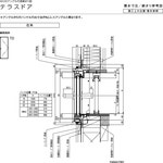 auc-dream-diy: 수지 알루미늄 복합 샷시 테라스 도어 07420 W780×H2030 LIXIL 서모스 L반외형 일반 복층 유리＆LOW-E복층 유리... 