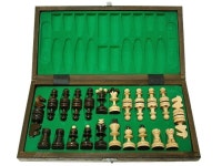 Hobby-mart | 라쿠텐 일본: 목조 체스 세트: Gaia (가이아) 브라운 chess 체스 말 판 수량 한정 판매