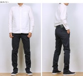 jeansandcasual axs sanshin | 라쿠텐 일본: 크 하 멋 신 감 치... JERSEYS/ジャージーズ/스트레칭/테이퍼 드/치 노/블랙 ERK32_14_04_75