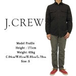 BEEF: J.CREW 제이 크루 워쉬 가공 퀼팅 워크 셔츠 재킷/WASH BLACK... CREW 제이 크루 워쉬 가공 퀼팅 워크 셔츠 재킷/WASH BLACK　