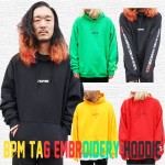 BPM CLOTHING STORE | Rakuten Global Market: BPM TAG OVERSIZED HOODIE (4COLOR) B P M / food parka / pullover / over size / embroidery... 