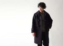 croukalr | 라쿠텐 일본: Kaptain Sunshine 캡틴 선샤인 Shawl-Collar Duffle Coat/숄 칼라 달랑 코트/ks5fco06