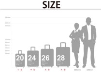 FKIKAKU of the store specializing in suitcases | 라쿠텐 일본: DL-1133 M 사이즈 가방, DL-1133 중형