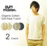 화이트 내추럴 네이 비 그레이 | 라쿠텐 일본 JEANSBUG: Gym master (짐 주인) 무지 팩 T-셔츠 남성 여성 반 소매 T 셔츠 무지 T 2 매 세트 오가닉... 