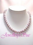 Jewellery-sue: DM편♪♪sv168 사치스러운 소낙비♪천연 담수진주 목걸이/펄 목걸이♪아름다운 11 mm(5색)♪낙천 카드 분할 | 라쿠텐 일본