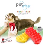 Pets-Village KUROSU | 라쿠텐 일본: pet+me펫 앤드 미 러버 브러쉬개・짧은 털종용 옐로우