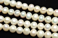 latelier | 라쿠텐 일본: 담수진주 펄 라운드 화이트 7~8 mm 1련( 약 35 cm)_R1920/A4-4 5,000엔 이상