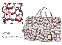 minasyoko: HELLO KITTY meets muta 접는 보스턴 가방 ≪ H0302 ≫ 헬로 키티 ムータ HAPI + TAS ハピタス 중형 M 돔형 | 라쿠텐... 