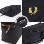 BLACK [F9269-07 SS17] | 라쿠텐 일본 mischief: FRED PERRY 후렛드페리 TOTE BAG 코듀라토트밧그 BLACK [F9269-07 SS17]