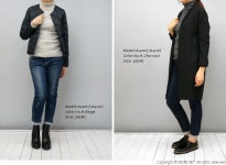 MORE-NET casual select | 라쿠텐 일본: 누 드 파라 디 Nouvelles du paradis 텅 원격&#x2F;터틀 넥 T PC12309A T-셔츠 컷 소 우 목 갈비뼈 목... 