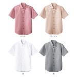 e-UNIFORM | 라쿠텐 일본: 보턴다운 반소매 셔츠 스트라이프 노 아이론 캐주얼 33307