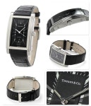 nanaple | 라쿠텐 일본: 티파니 그랜드 자동감김 맨즈 손목시계 Z0031. 68.10 A10A70A TIFFANY＆Co. 브락크아리게이타레자 신품