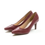 outletshoes: 지금 만여라 2499엔 에나멜조＆스무스조 이이녀 포인텟드 7 cm힐 펌프스 아프지 않은 레디스포인텟드트 걷기 쉬운 하이힐... 