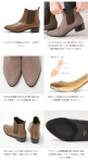 outletshoes: 포인텟드트로히르사이드고아브트레디스 3 cm힐태힐 장키 힐 쇼트 부츠 사이드 고어 부츠 큰 사이즈 작은 사이즈 2 e가을과 겨울... 