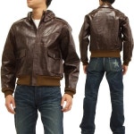 Pine-Avenue Clothes shop: バズリクソンズ BR80253 A-2 가죽 비행 재킷 말 가죽 러프 도자기 회사 전재 Buzz Rickson s 동양... 