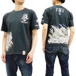 공주건철상사 | Pine-Avenue Clothes shop | 라쿠텐 일본: 폭열난만딸(아가씨) RMT-282 T셔츠 타마토리공주 에프 상사 맨즈화 무늬 반소매 tee 네이비 신품