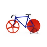 plottokyo | 라쿠텐 일본: Fixie Pizza Cutter“Palm springs”피크시피자캇타"팜스프링스"픽스 오토바이 모티프의 피자 커터... 