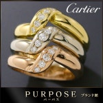 Purpose Inc: 까르띠에 Cartier 다이어 링#54쓰리 골드 K18YG/WG/PG다이아스 리 골드 반지 | 라쿠텐 일본