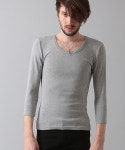 라쿠텐 - 【NO ID.(ノーアイディー)】840006-194T-21フライス7分袖UN-T