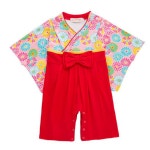 richgroup: 베이비과롬퍼스 첫명절 여자 아이 옷(기모노) 커버 올 보이즈 의상 키즈 유카타 유카타 기모노풍화장초반례 2점 세트 | 라쿠텐 일본